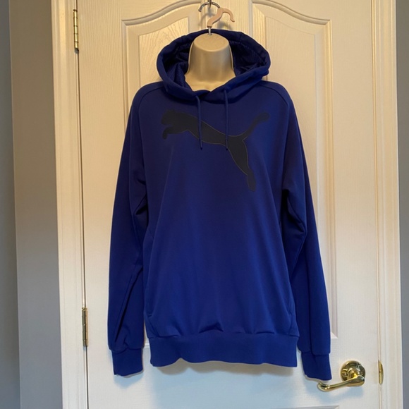 BUY 2 ITEMS AND GET 1 FREE - Men’s PUMA Royal Blue Hoodie Sz M - Picture 2 of 11